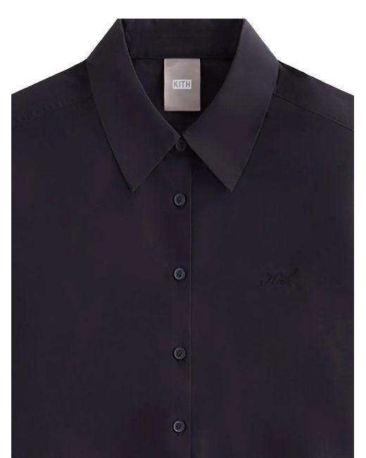 Kith Blue Cropped Button-Down Shirt