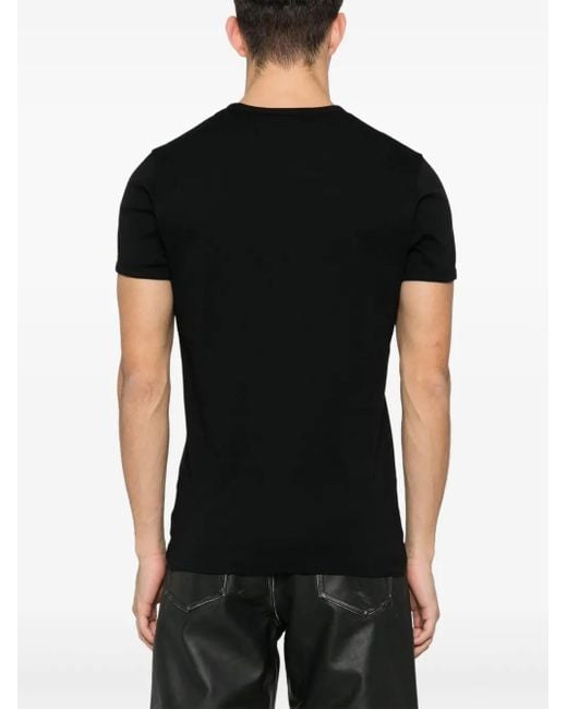 Courreges Black T-Shirts And Polos for men