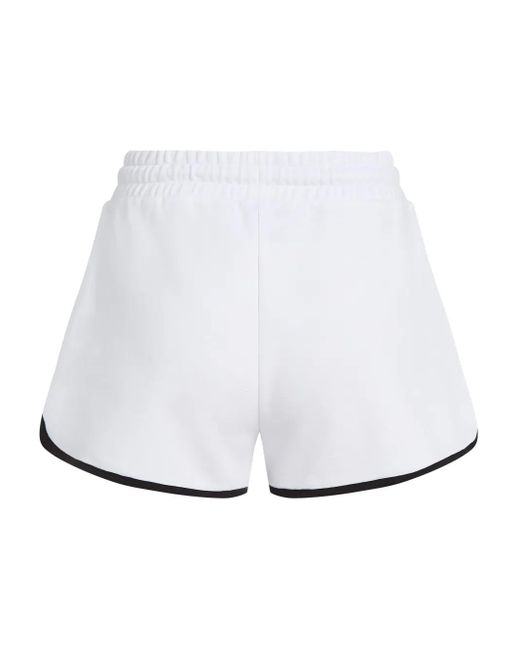 Karl Lagerfeld ドローストリング トラックショーツ White