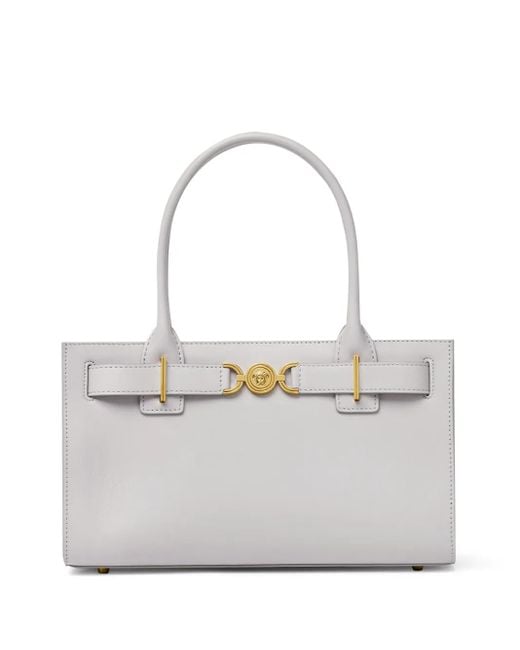 Versace White Medusa '95 Tote Bag