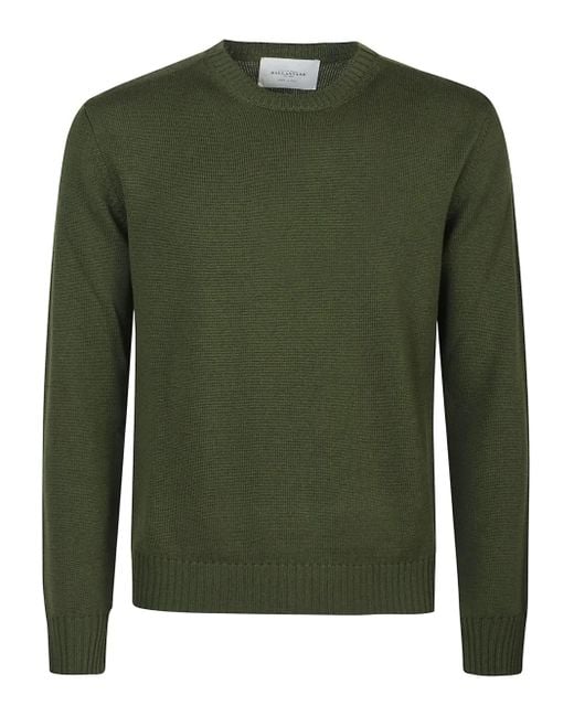 Ballantyne Green Wool Crew-Neck Sweater for men