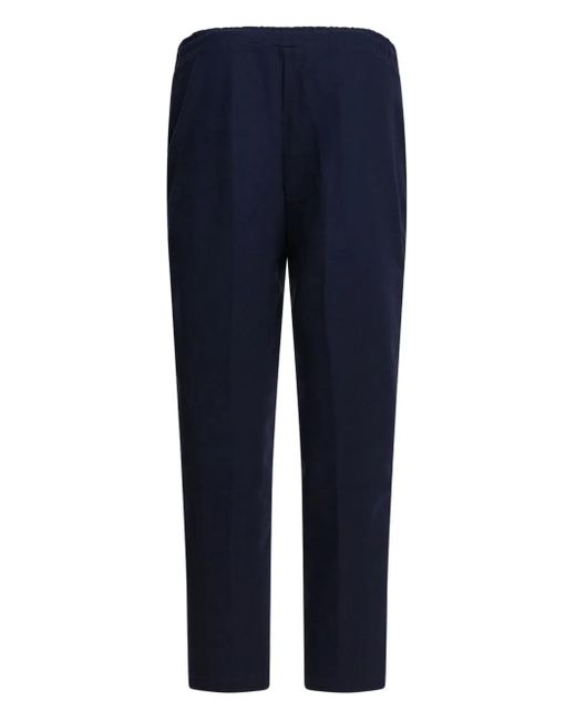 Altum Blue Side-Stripe Drawstring Track Pants for men