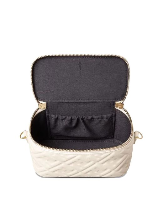 Fendi Natural Ff-Jacquard Crossbody Bag