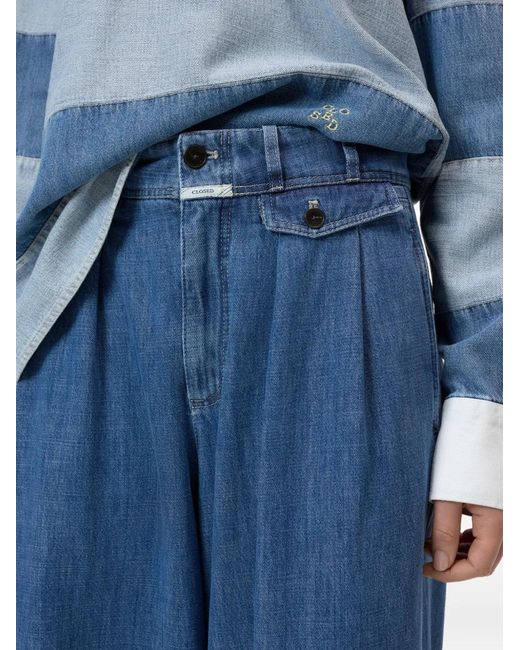 Closed Blue Wenda Pleated Jeans
