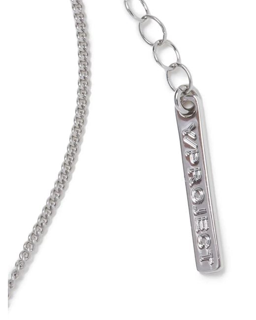 Y. Project White Mini Y Pendant Necklace