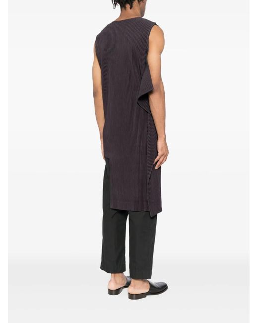 Homme Plissé Issey Miyake Black Colour Palette Vest for men