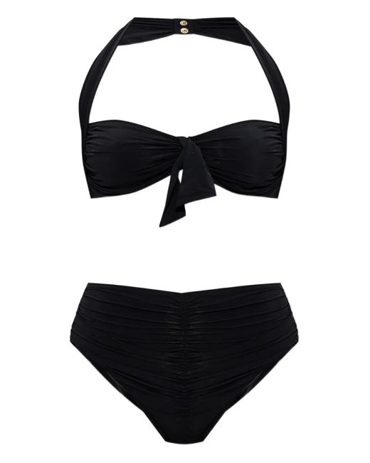 Balmain Black Neckholder-Bikini