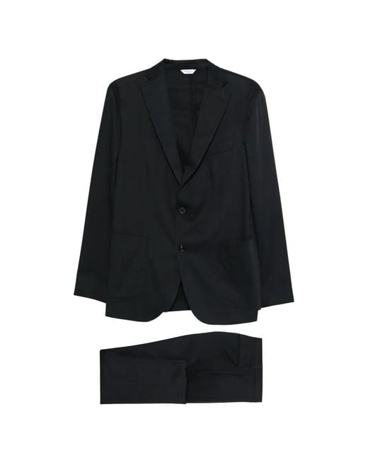 Boglioli Black Single-Breasted Suit for men
