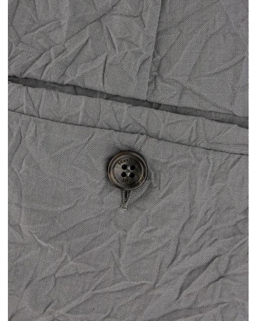 Max Mara Gray Wool Mini Skirt