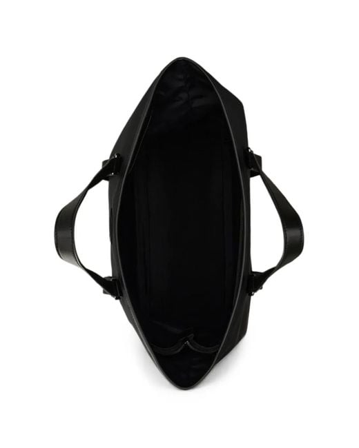 Tod's Black Logo-Patch Tote Bag for men