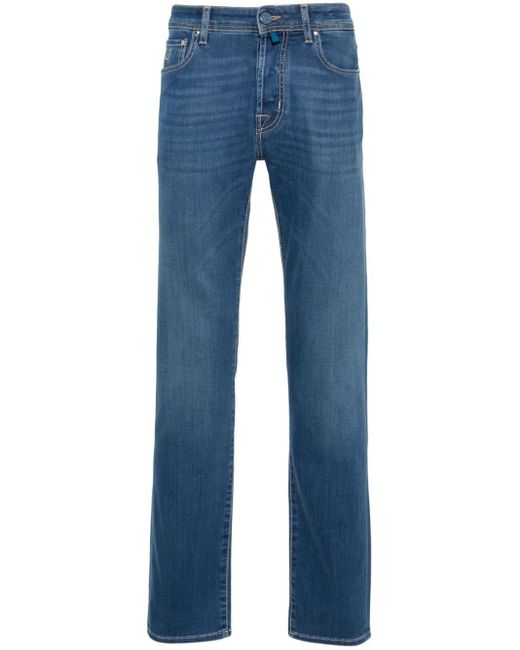 Jacob Cohen Halbhohe Bard Slim-Fit-Jeans in Blue für Herren