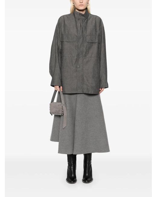 JNBY Gray Long-Sleeved Jacket