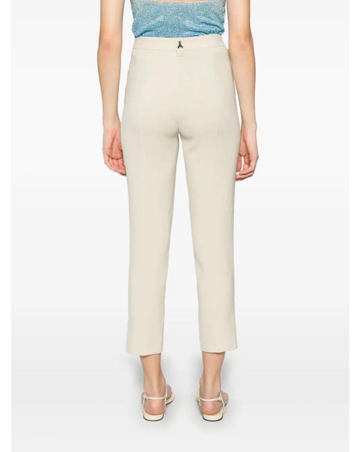 Patrizia Pepe Broek Met Fly-Patroon in het White