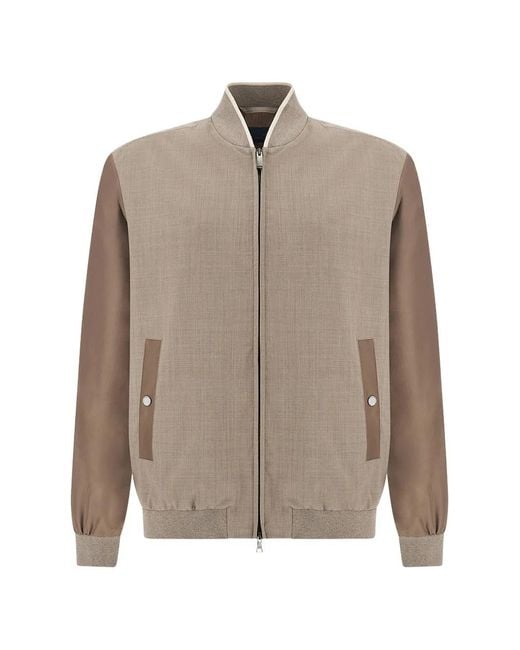 Paul & Shark Natural Hybrid Bomber Jacket for men