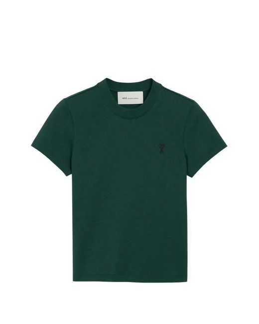AMI Green Ami De Coeur T-Shirt