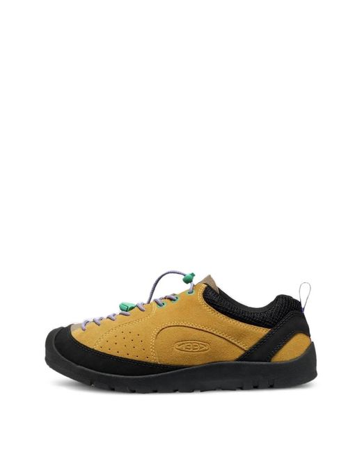 Keen Brown Jasper Rocks Embossed-Logo Sneakers