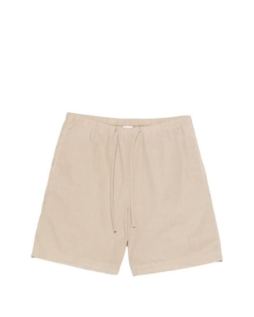 Aspesi Natural Drawstring Shorts