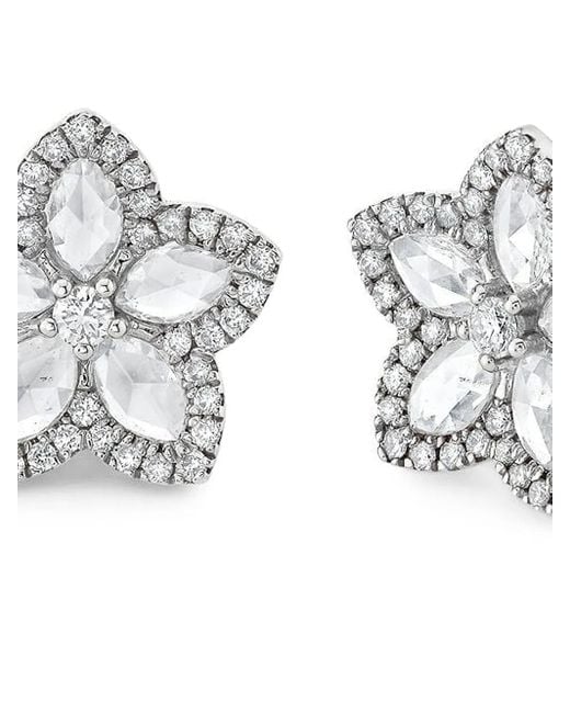Logan Hollowell Metallic 18K Eternal Jardin Diamond Stud Earrings