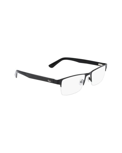 Lacoste Brown Rectangle-Frame Glasses for men