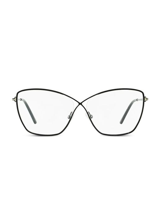 Tom Ford キャットアイ フルリム 眼鏡フレーム Black