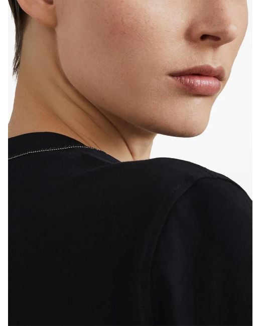 Brunello Cucinelli Black Jersey T-Shirt