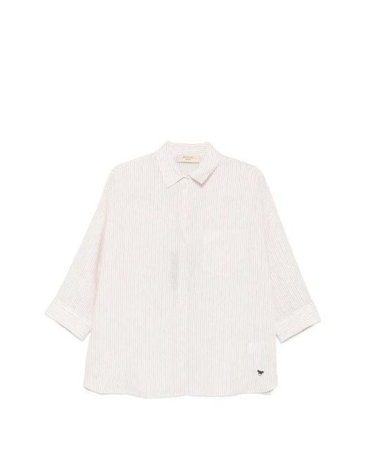 Weekend by Maxmara White Panetto Striped Shirt