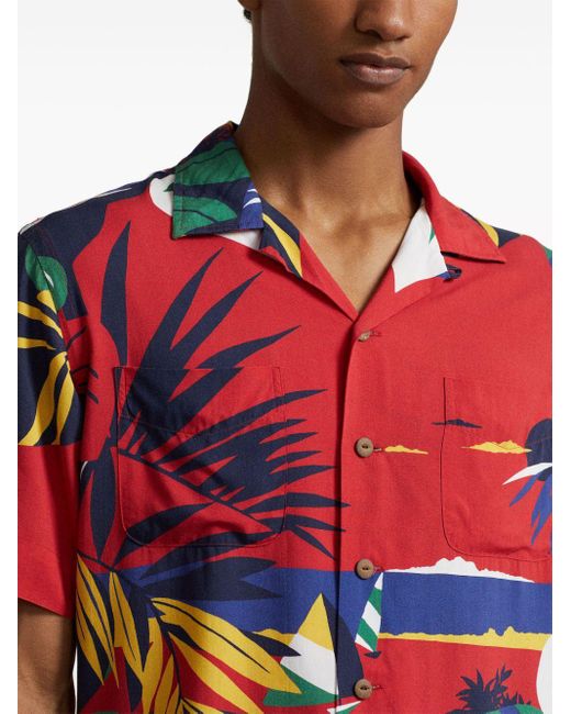 Polo Ralph Lauren Hemd mit grafischem Print in Red für Herren