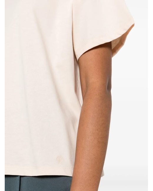 Loulou de Saison White Telanto Organic Cotton T-Shirt