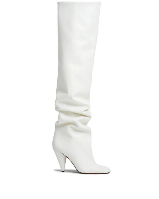 Proenza Schouler White Cone Slouch Over The Knee 100Mm Boots