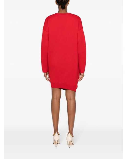 Loewe Gedrapeerde Mini-jurk in het Red