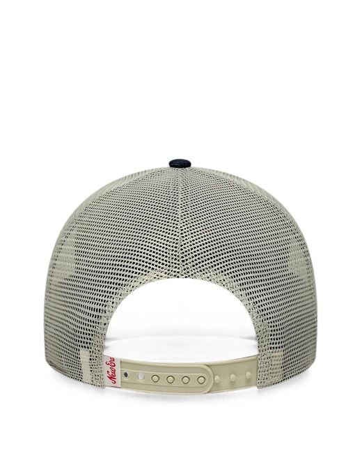 KTZ Blue Logo-Patch Mesh-Panel Trucker Cap for men