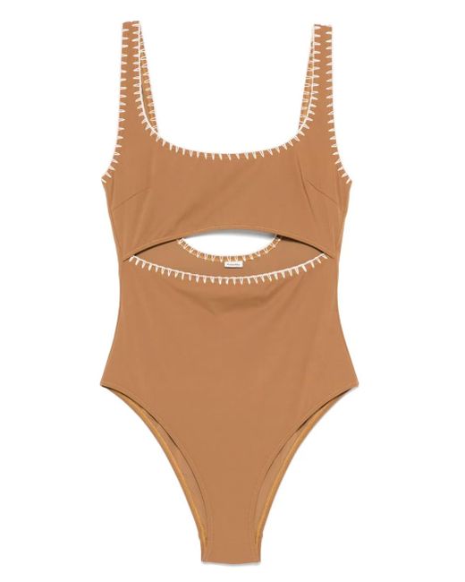 Nanushka Sorena ワンピース水着 Brown