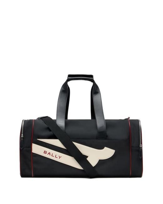 Bally Black Competition Duffle Luggage Bag for men