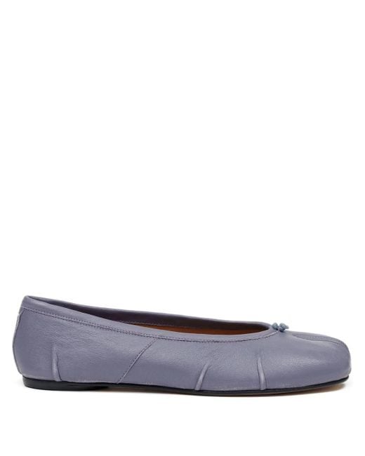 Maison Margiela Gray Tabi Ballet Flats