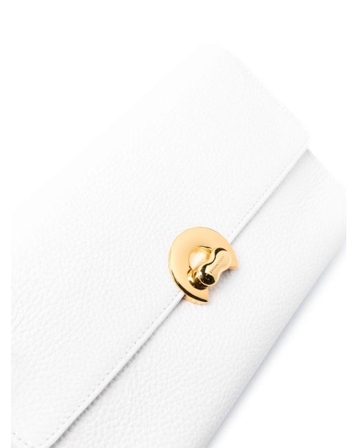 Coccinelle White Binxie Leather Cross Body Bag