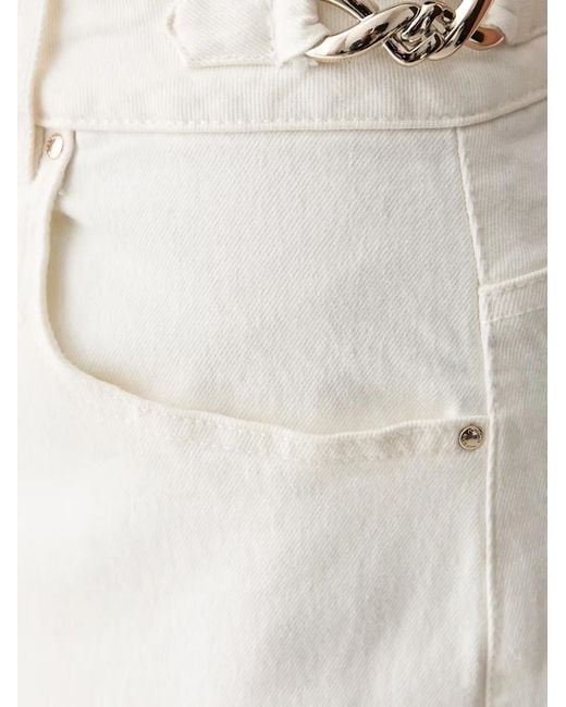 Morgan Black Chain-Detail Shorts