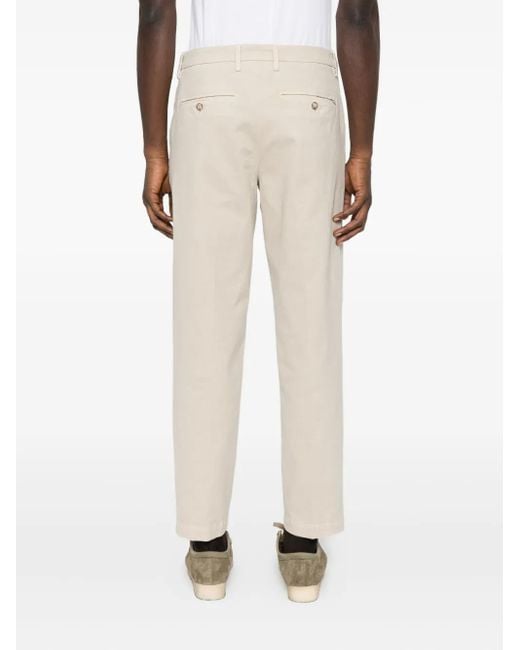 Pantalones con bolsillo plisado Re-hash de hombre de color White
