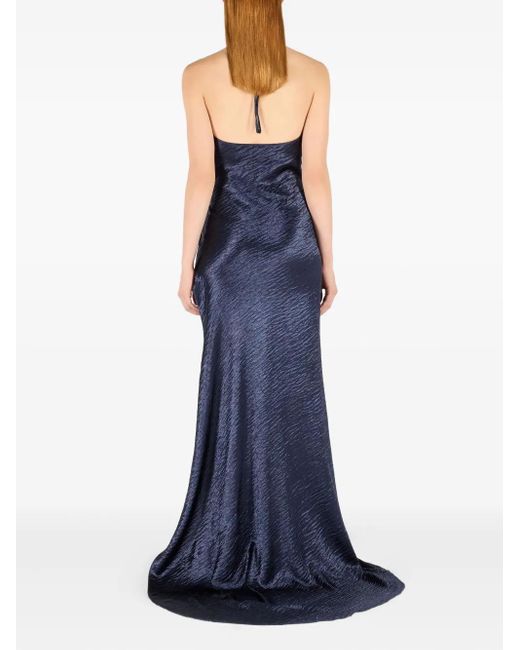 Roberto Cavalli Blue Sleeveless Dress