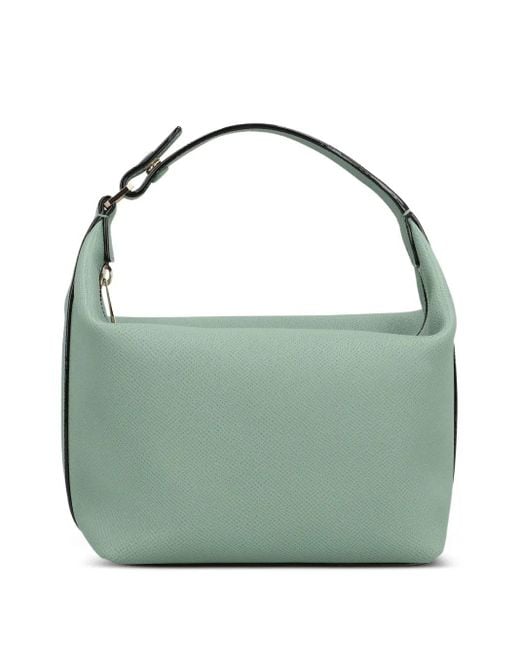 Valextra Green Mini Mochi Tote Bag