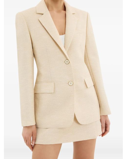 Rebecca Vallance Natural Button Winnie Blazer