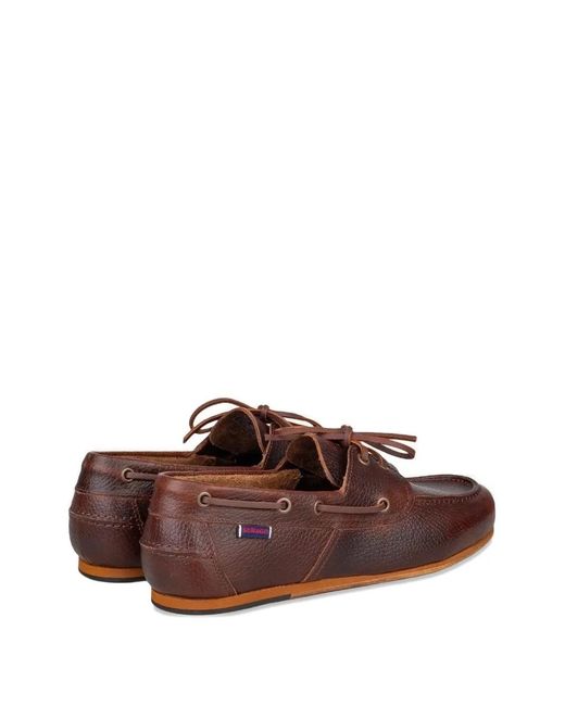 Sebago Brown Lace-Up Loafers