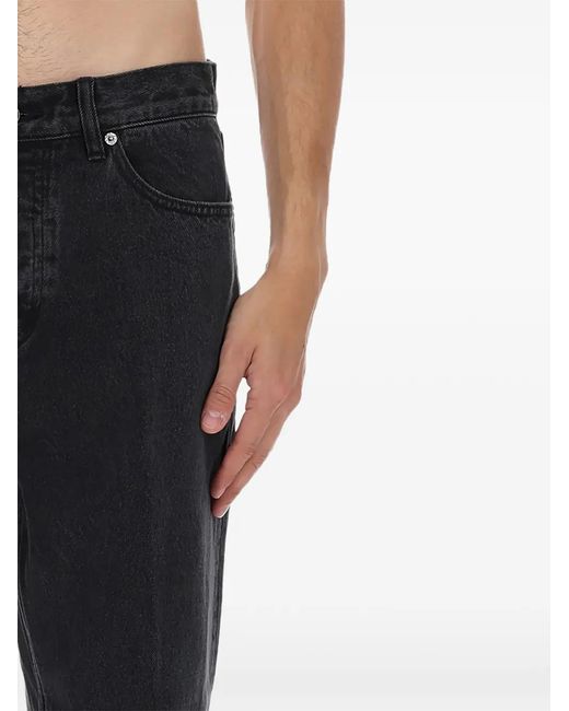 Obey Black Five-Pocket Jeans for men
