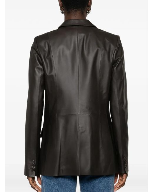 Desa Nineteenseventytwo Black Notched-Lapel Pocket Jacket