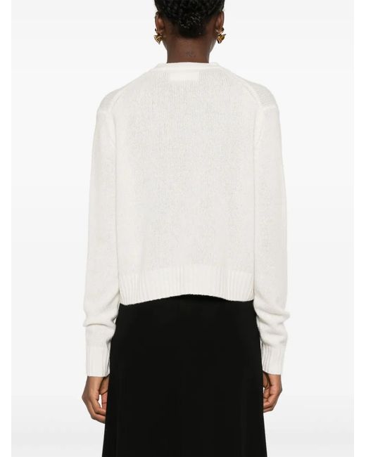 Lisa Yang White Marionette Cardigan