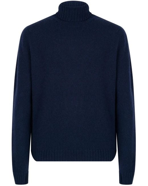 John Smedley Blue Faisal Jumper for men