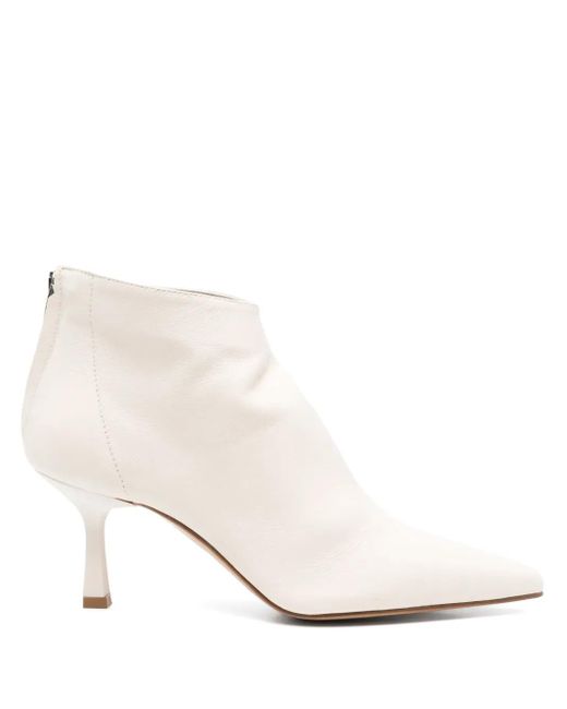 GISÉL MOIRÉ 70mm Elise Boots Natural