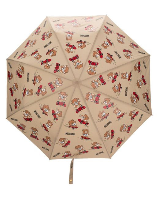 Moschino Paraplu Met Teddybeerprint in het Naturel | Lyst NL