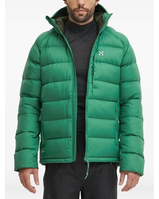 Haglöfs Green Veste Rosson À Capuche for men