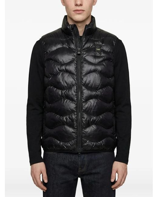 Blauer Black Danny Quilted Gilet for men