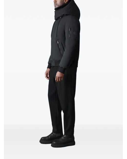Mackage Black Iker Quilted-Back Jacket for men